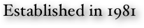 Established in 1981